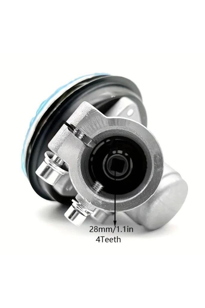 Hsgl  Motorlu Tirpan  Rediktör Kare 28 Mm  4T  Tirpan Başlik Yedek