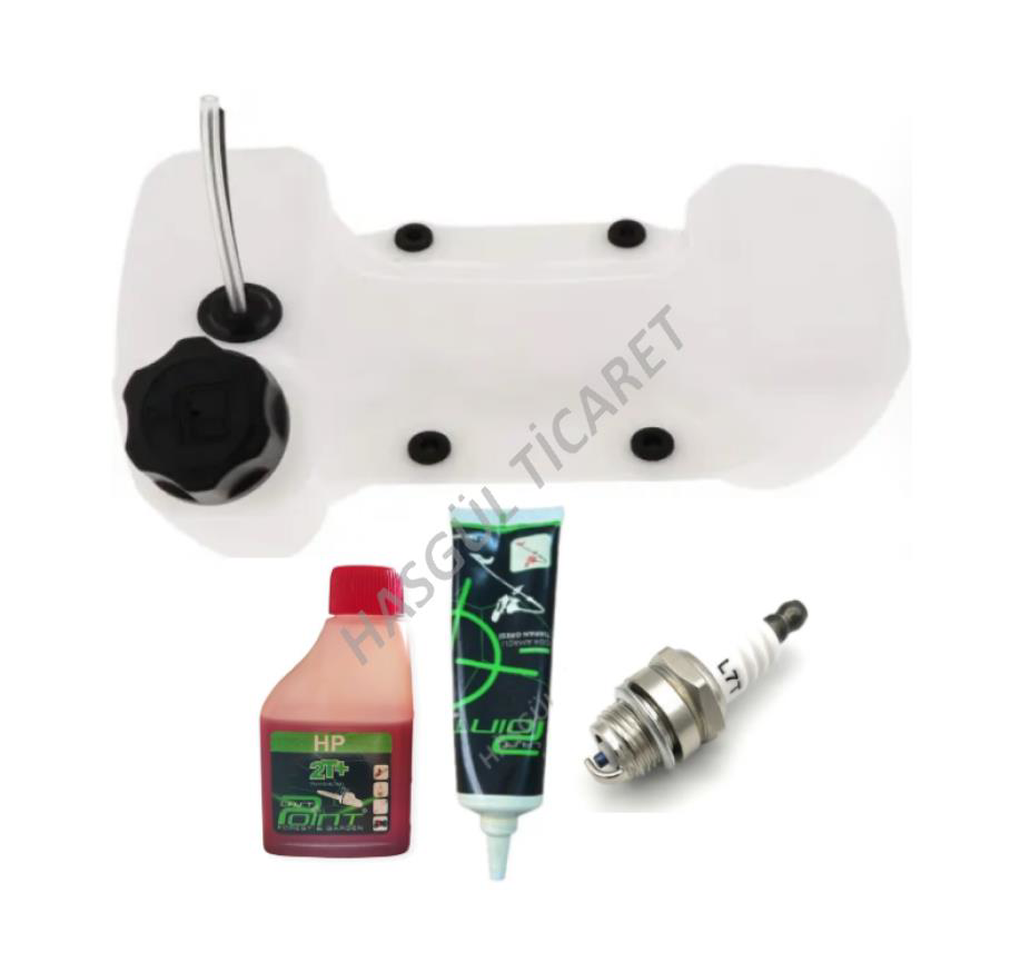 Hsgl  Motorlu Tirpan 4 Delik Komple Yakit Deposu 2T 100Ml Yağ 120G Hsgl  Motorlu Tirpan 4 Delik Komple Yakit Deposu 2T 100Ml Yağ 120G
