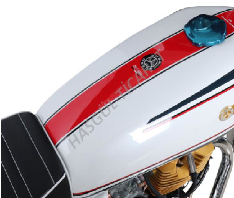 Hsgl  Motorsiklet Cg İnce Tip Beyaz Depo Şamandırasız Küba Çıta Mo