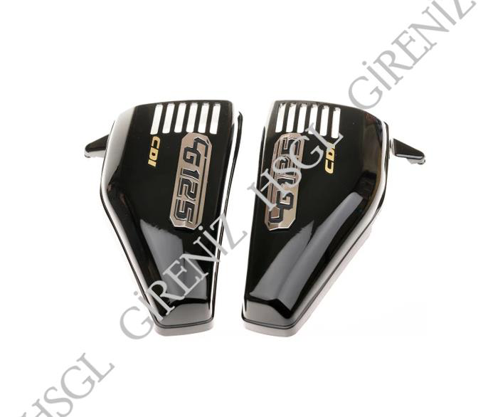 Hsgl  Motosiklet Cg Yan Kapak Takimi Siyah Parlak Renk  Sağ  Sol K