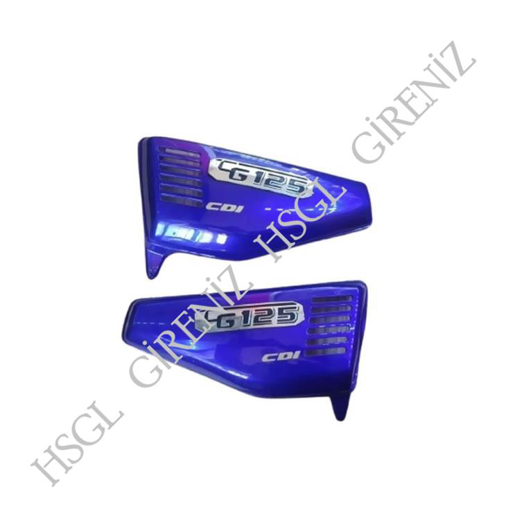 Hsgl  Motosiklet Cg Yan Kapak Takimi  Mavi Parlak Renk Sağ  Sol Ka