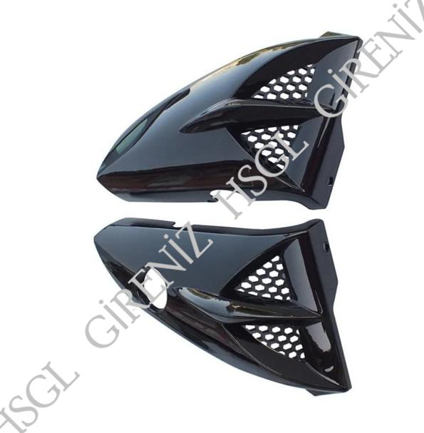 Hsgl  Motosiklet Depo Yan Pandizot (Biyik) Siyah  Ybr – Cg Uyumlu 