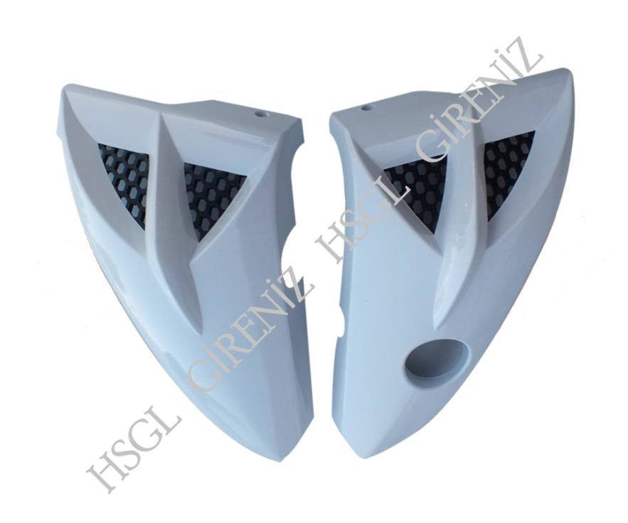 Hsgl  Motosiklet Depo Yan Pandizot (Biyik) Beyaz  Ybr – Cg Uyumlu 