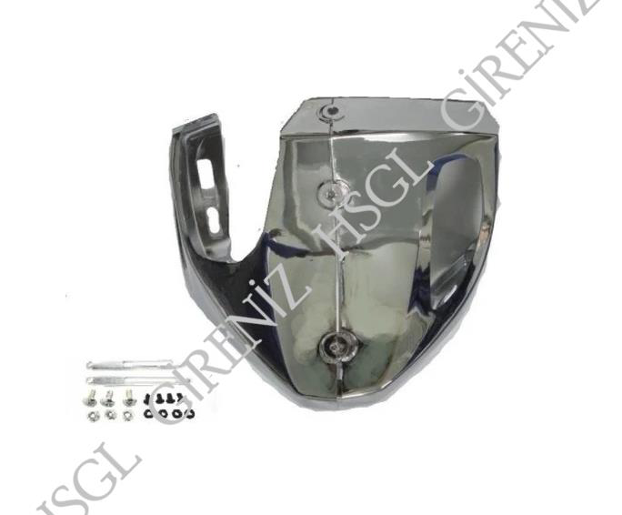 Hsgl  Motosiklet Motor Alt Rüzgarlik Nikel  Cg Uyumlu Parlak Metal