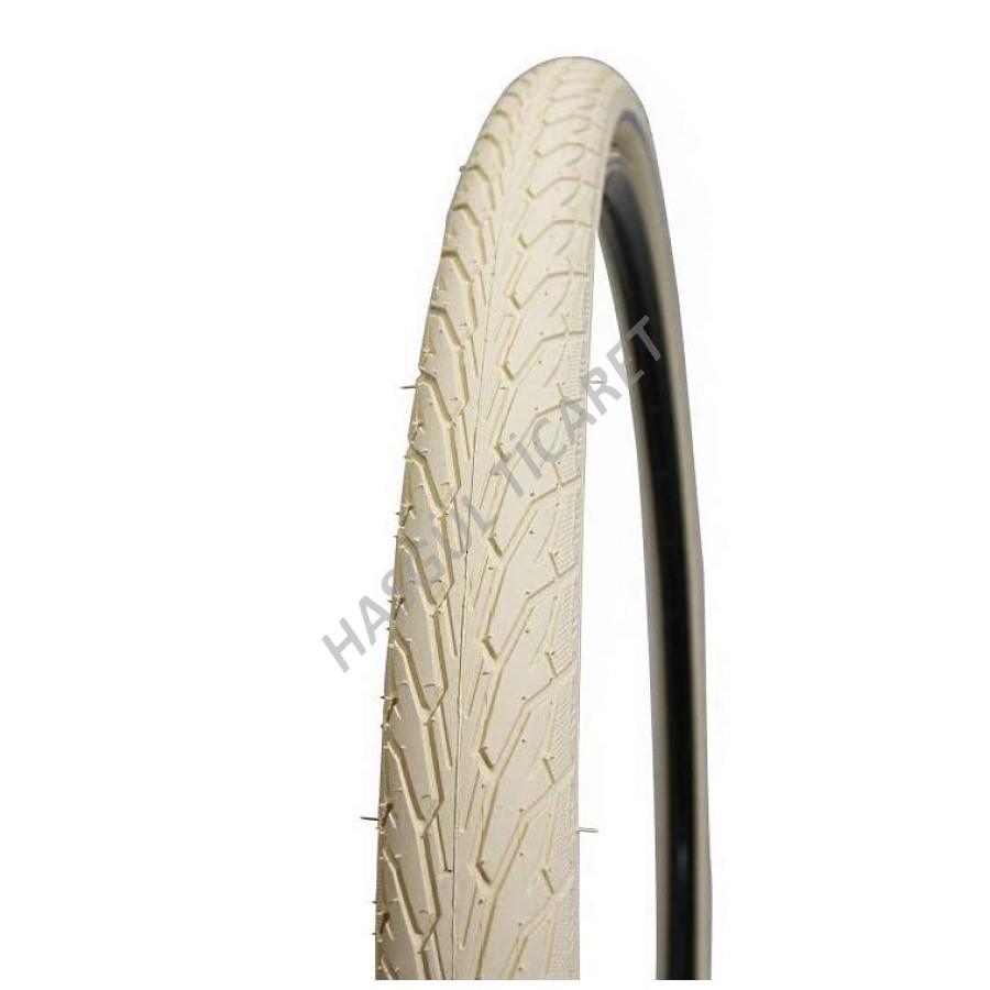 Hsgl Yol Bisiklet  Flash Reflektörlü Dış Lastik 700X40C Krem