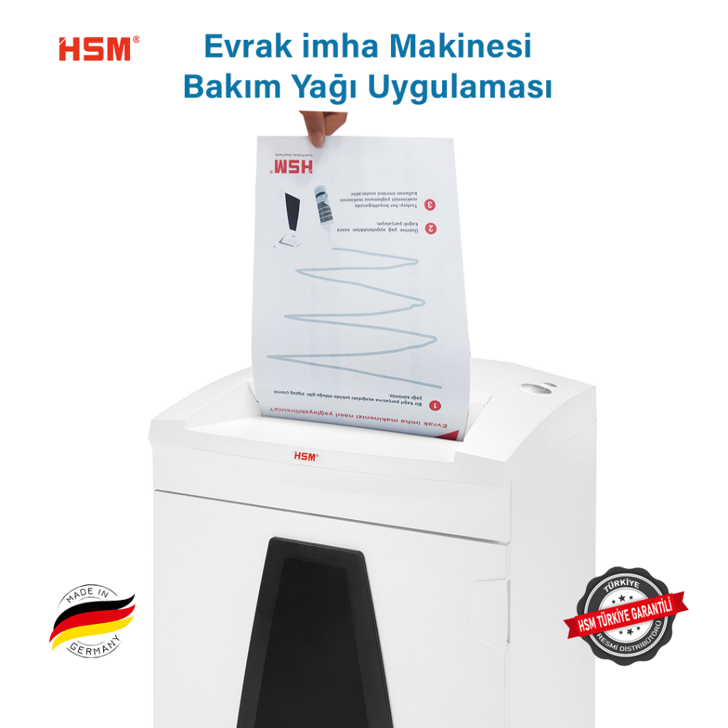HSM Oil 250ML Evrak imha Makinesi Bakım Yağı / Bakım Solüsyonu HSM Oil 250ML Evrak imha Makinesi Bakım Yağı / Bakım Solüsyonu
