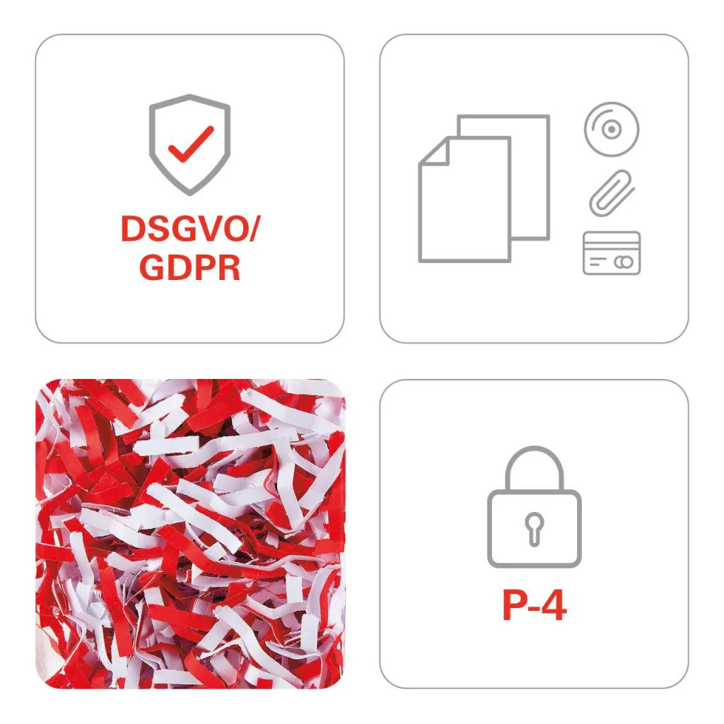 HSM SECURIO B24 - Çapraz/konfeti kesim 4,5x30mm Evrak İmha Makine