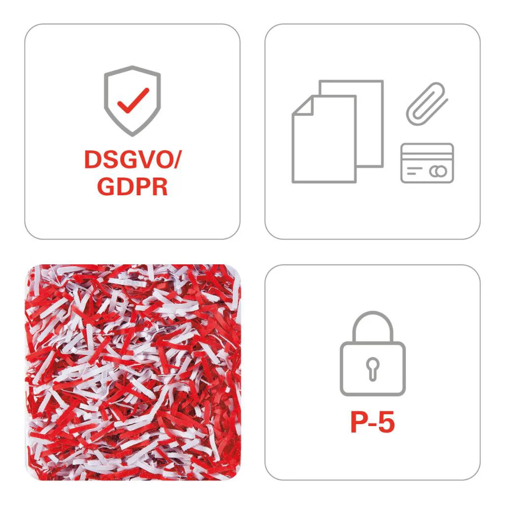 HSM SECURIO C18 - 1,9x15 mm Çapraz kesim- Evrak İmha Makinesi / K HSM SECURIO C18 - 1,9x15 mm Çapraz kesim- Evrak İmha Makinesi / K