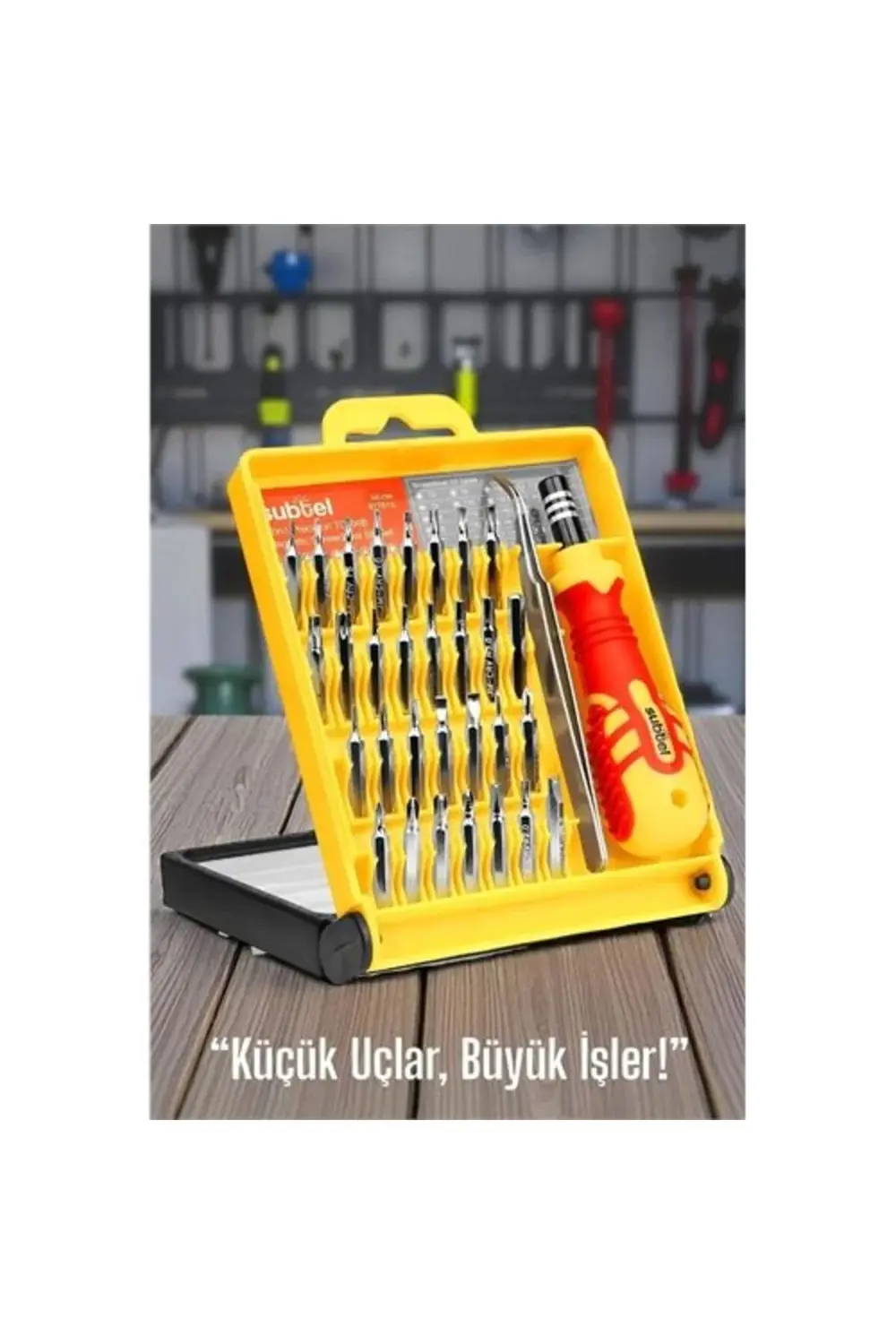 HSNET 32 Parça Hassas Tornavida Seti – Manyetik Uçlu | Elektronik