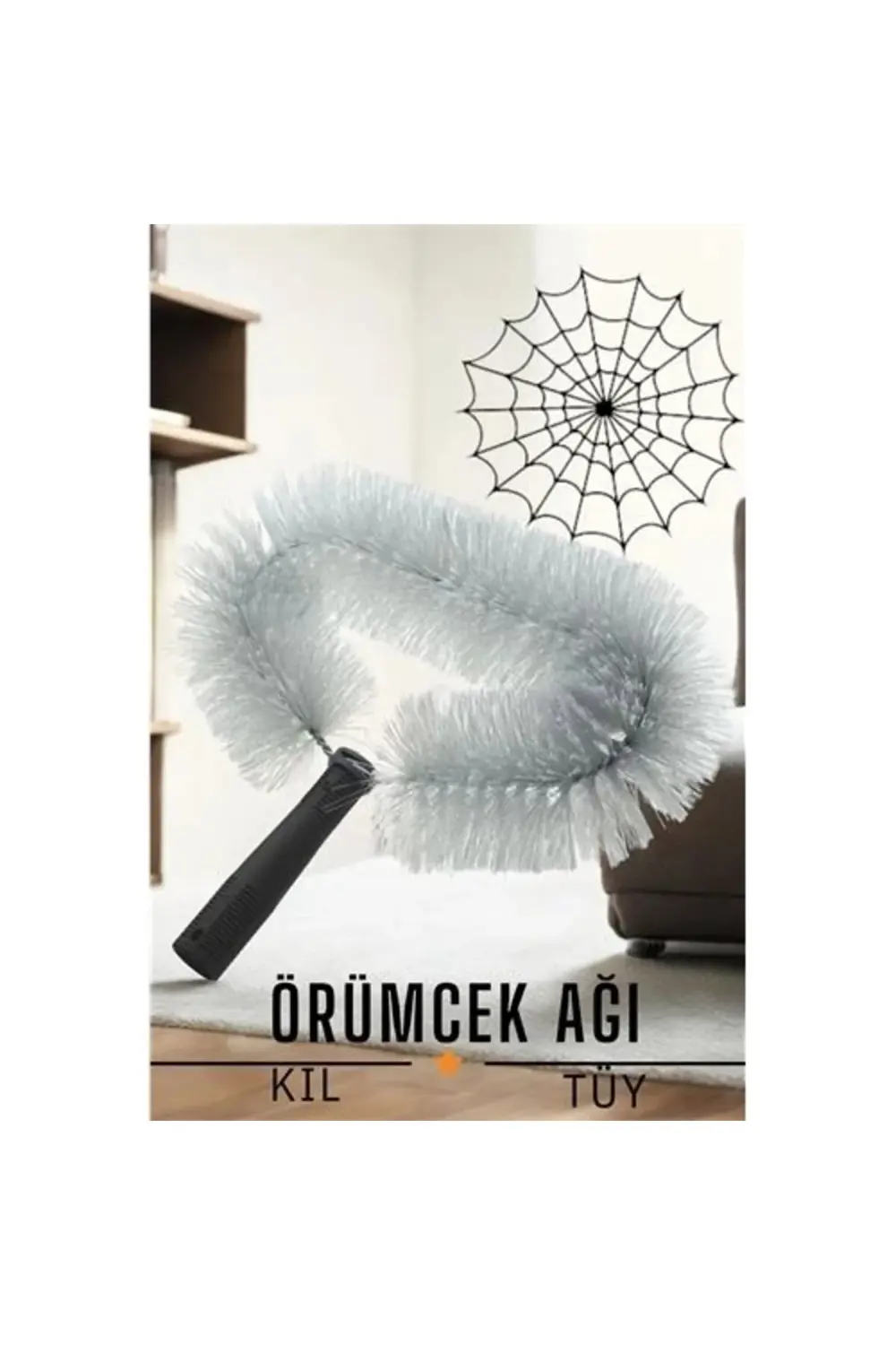 HSNET Örümcek Ağı Temizleme Fırçası