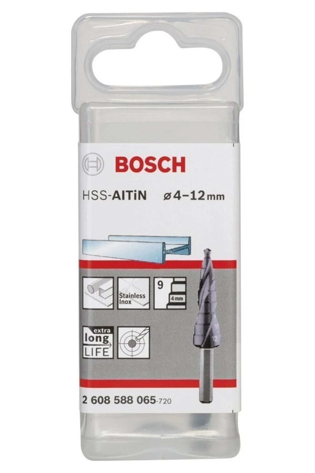 HSS-AlTiN 9 Kademeli Matkap Ucu 4-12 mm