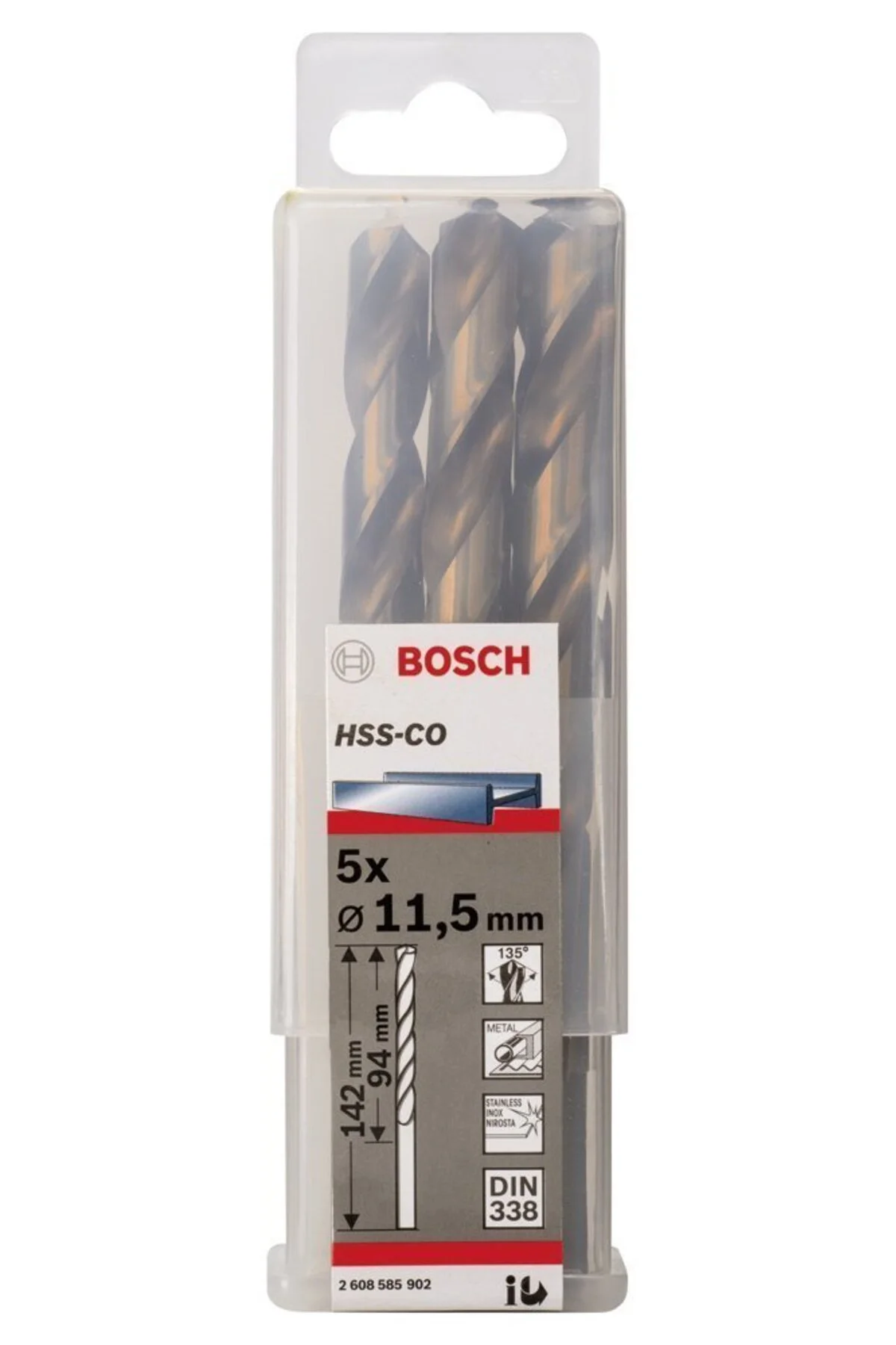Hss-Co 11,5*142 Mm 5'Li Paket