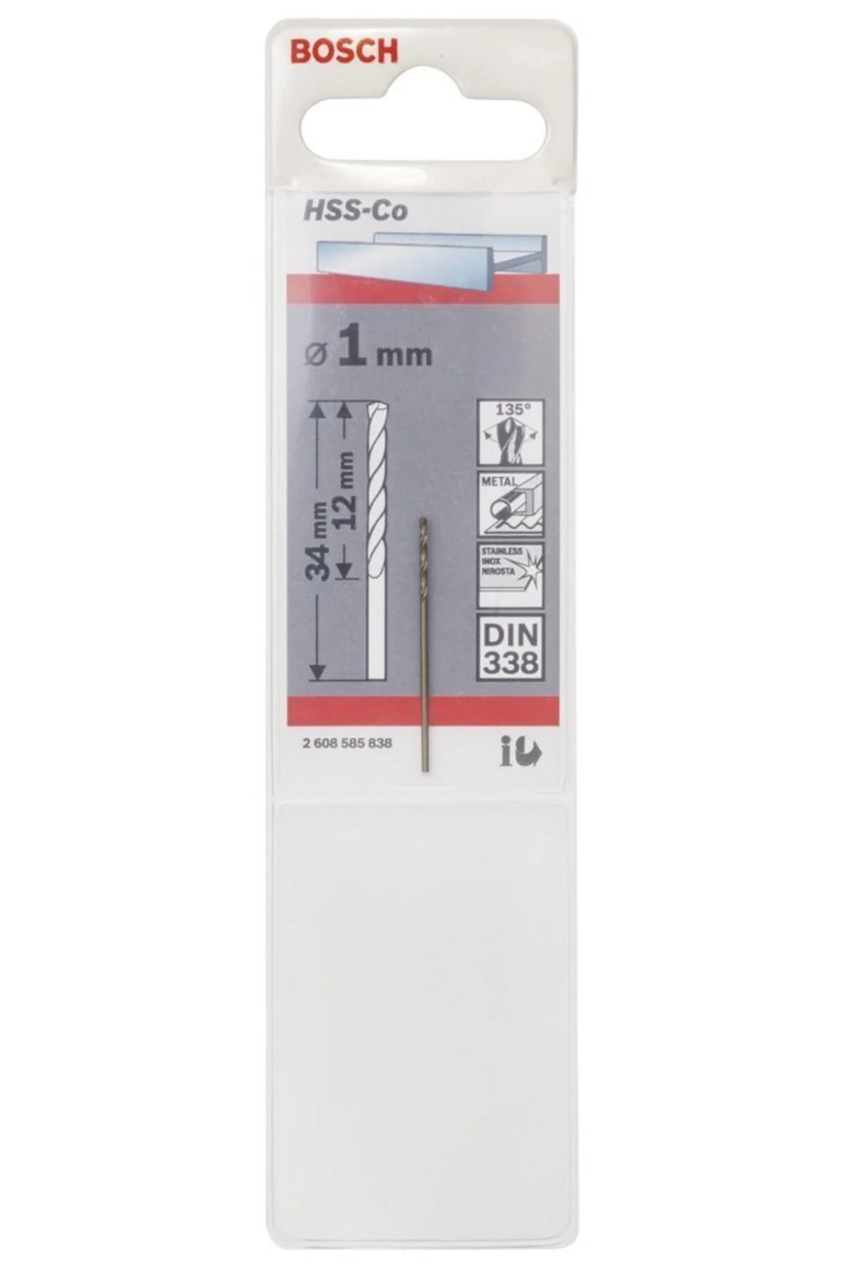Hss Co 1x34 mm   Matkap Ucu 1 Li Paket