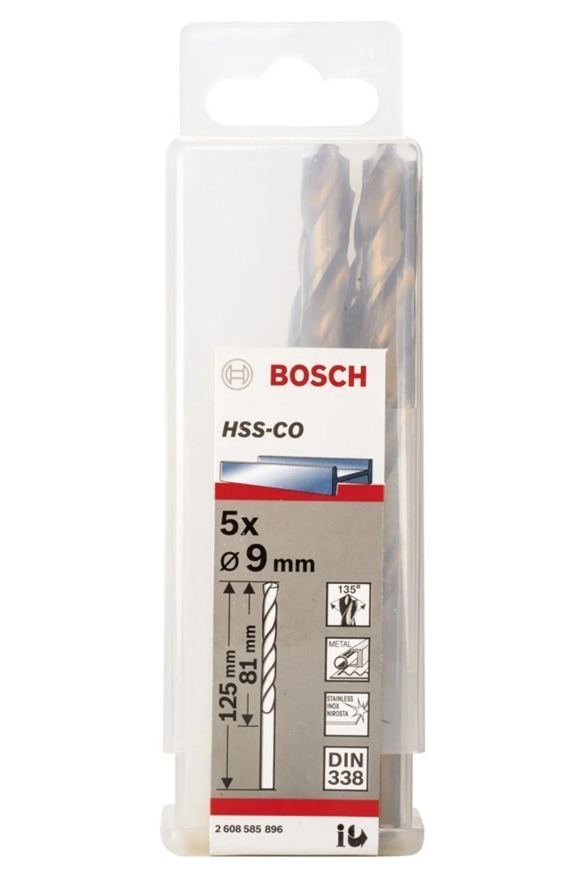 - Hss-co Metal Matkap Ucu 10*133 Mm 5'li Paket