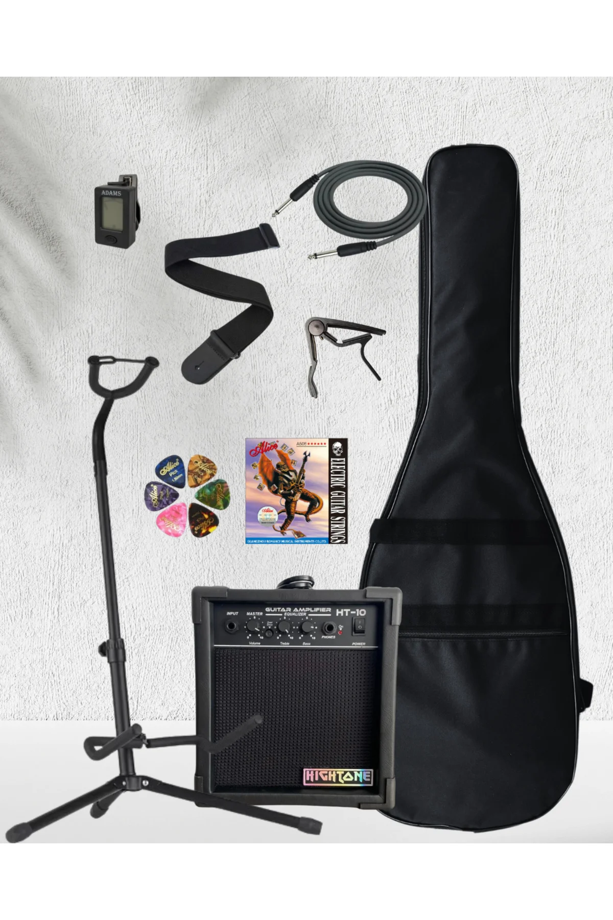 HSS Elektro Gitar Amfi Kulaklık FULL SET