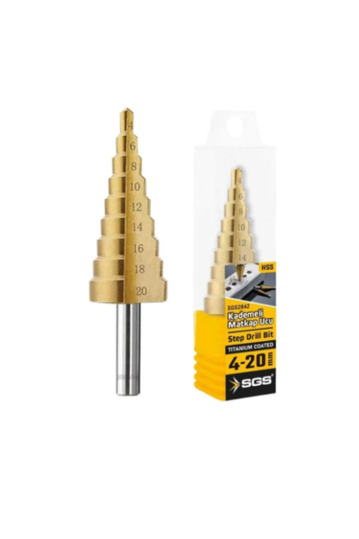 HSS KADEMELİ MATKAP UCU (4-20 MM)