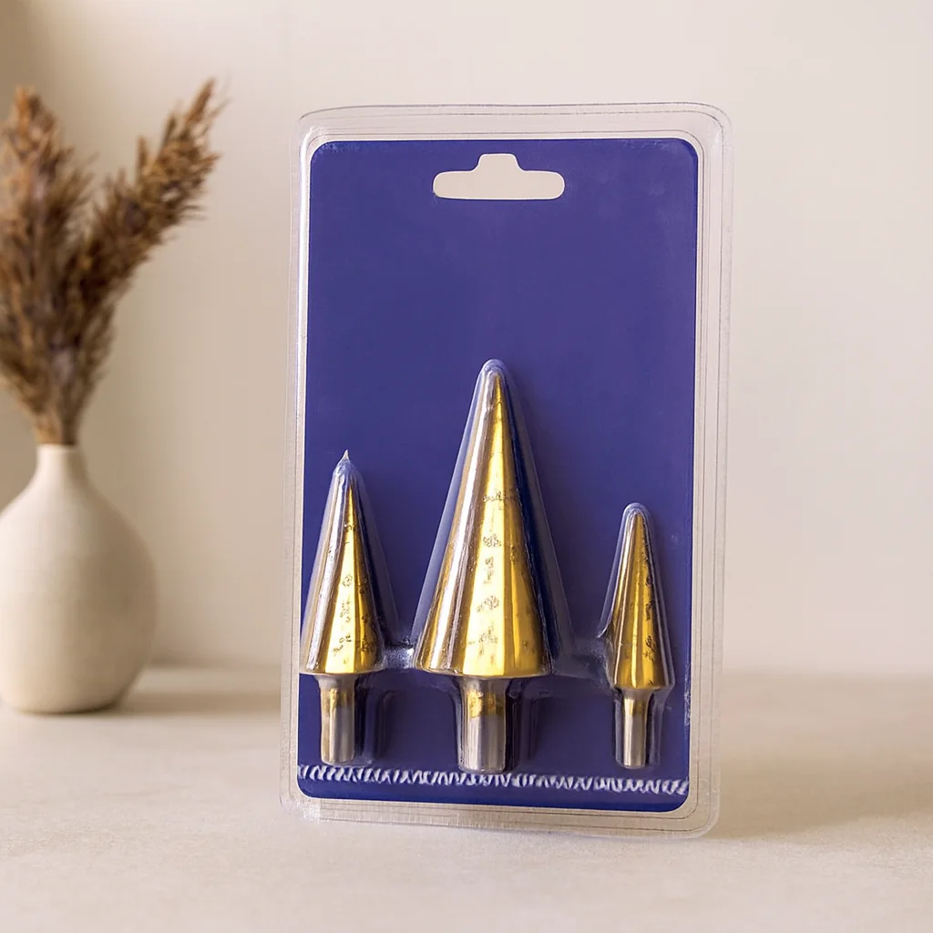 HSS kademeli matkap ucu seti 4-12 / 4-20 / 4-32 mm (3 parça) HSS kademeli matkap ucu seti 4-12 / 4-20 / 4-32 mm (3 parça)