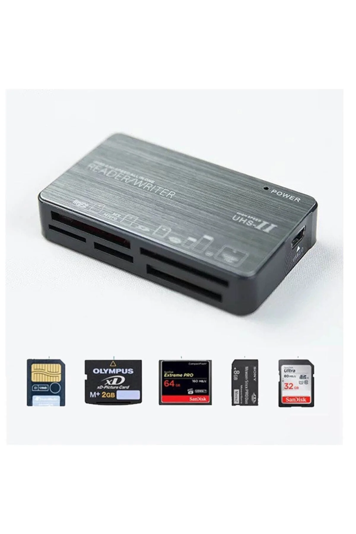Ht-09a All In One Usb 2.0 To Sd Micro Sd Cf Ms Ms Pro Ms Duo Kart