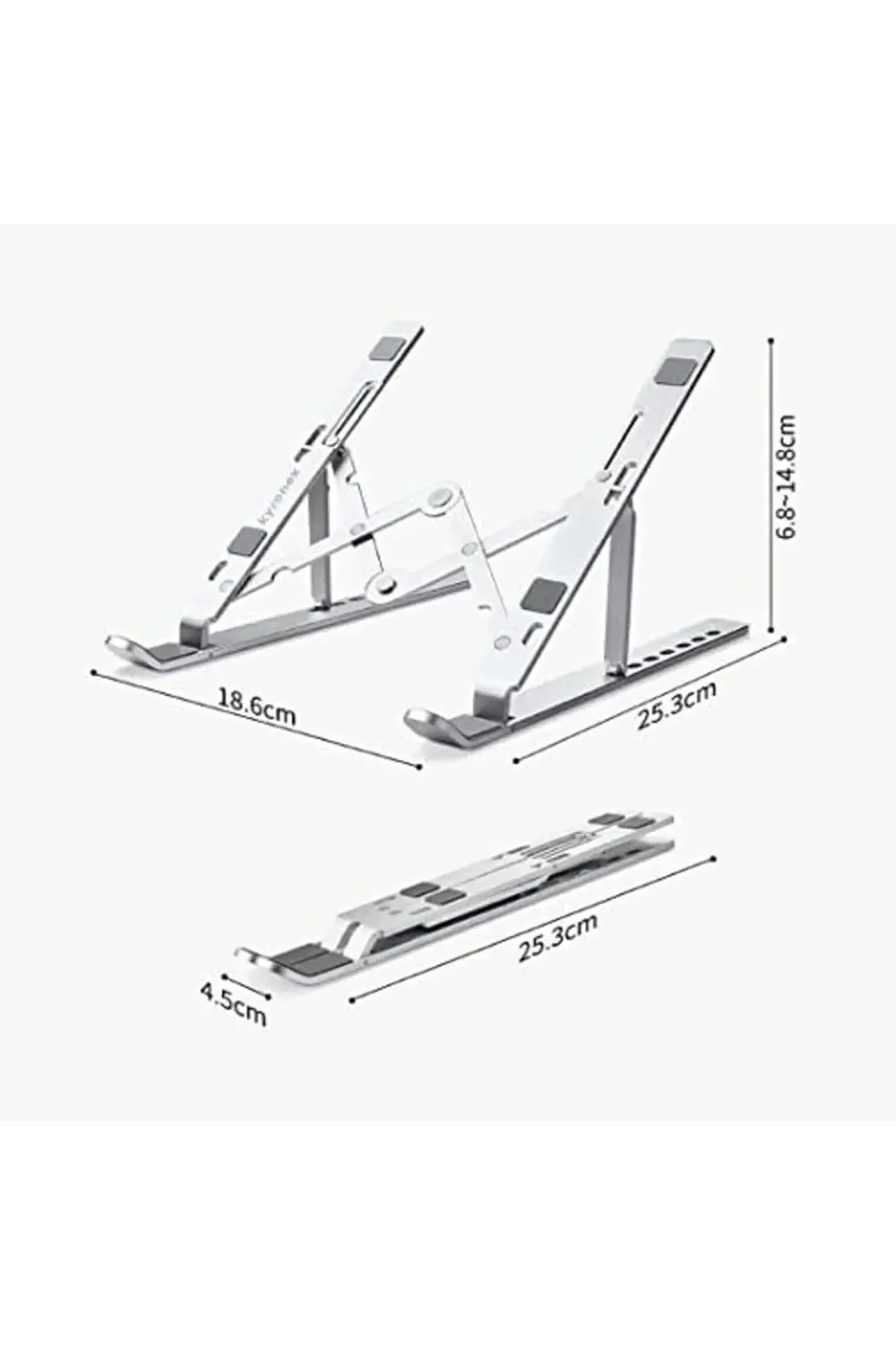 HT-119 Katlanır Laptop ve Tablet Standı, Siyah polymix 1171935