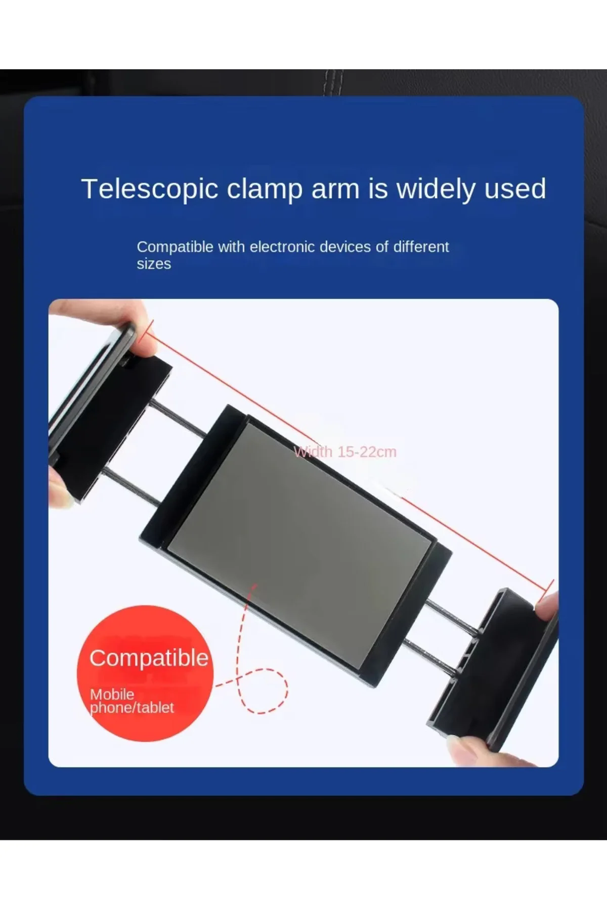 HT Araç Koltuk arkası tablet/telefon tutucu HT Araç Koltuk arkası tablet/telefon tutucu