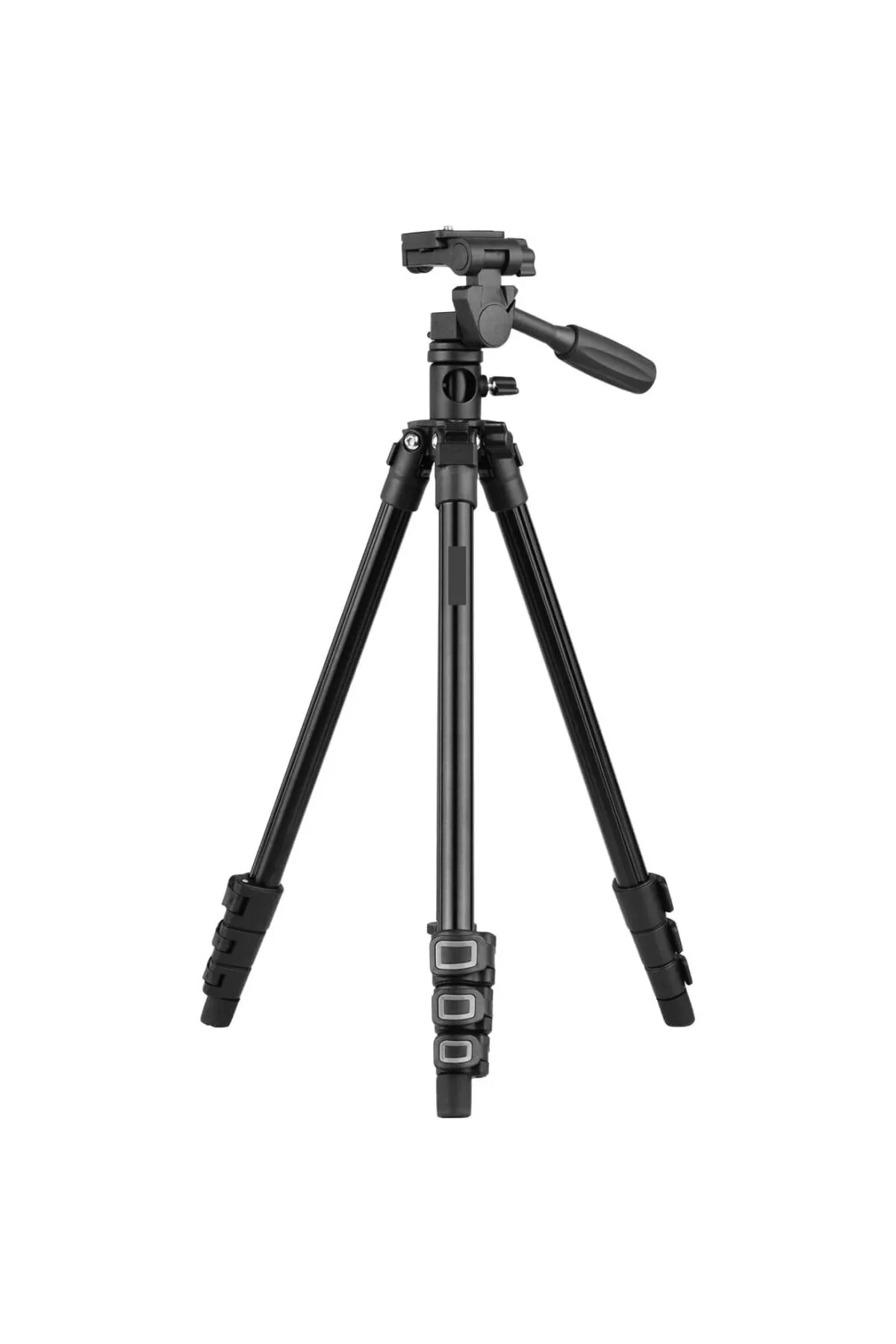 HT-T02 Profesyonel Tripod 154 Cm Yatay Kullanım Çok Fonksiyonlu Panoramik Kafa 360 Derec