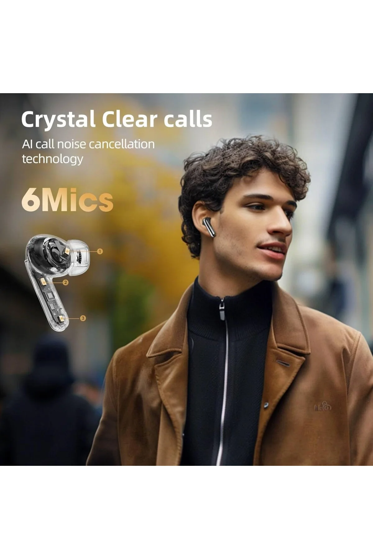 HT08 MeloBuds Pro Hi-Res LDAC Adaptif ANC 6 mikrofon Bluetooth 5.3 Kablosuz Kulaklık Siya