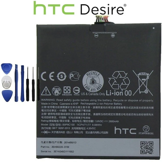 HTC DESİRE 816 PİL BATARYA B0P9C100 ve TAMİR SETİ