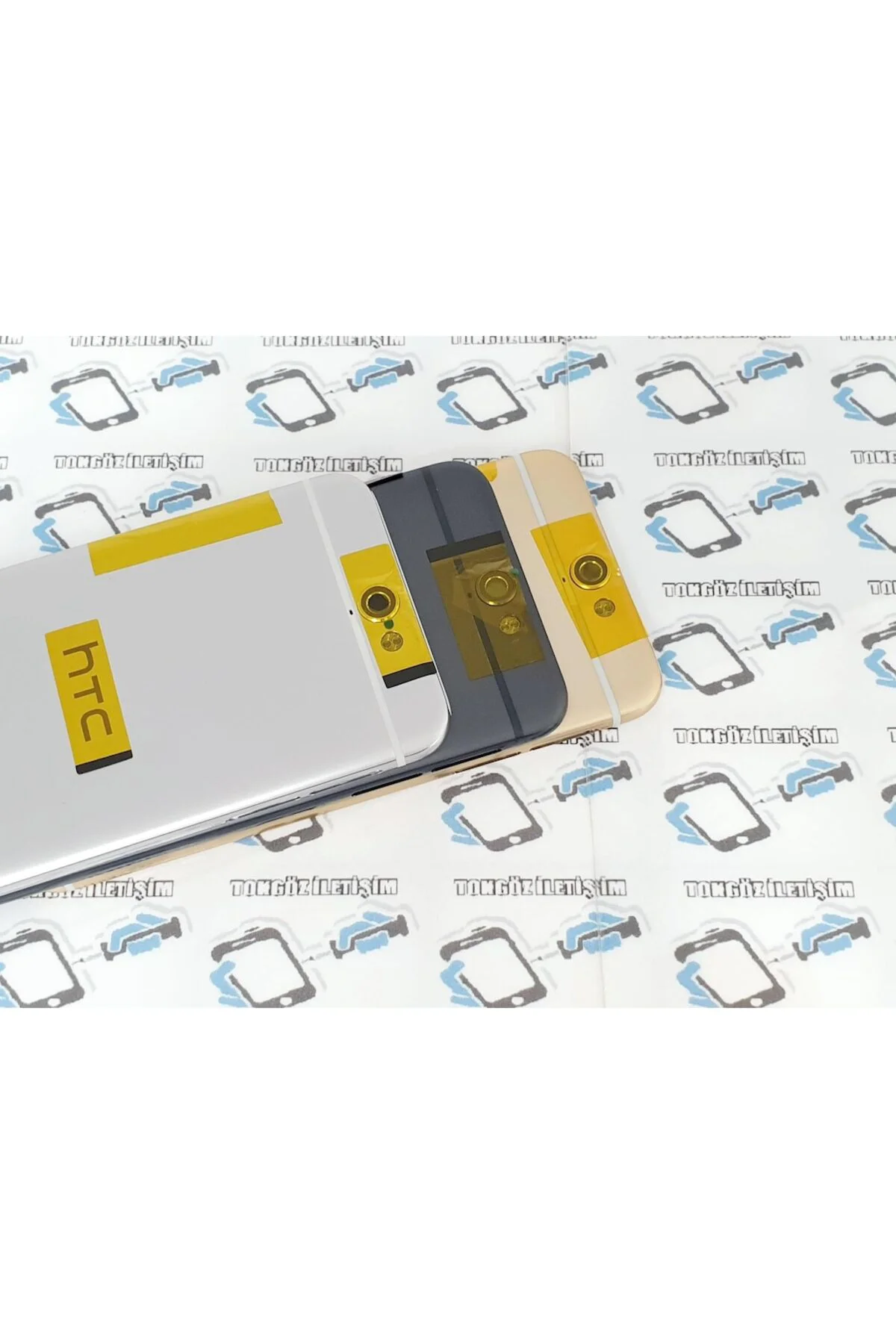 Htc One A9 Arka Kapak Batarya Pil Kapağı Gümüş Gri