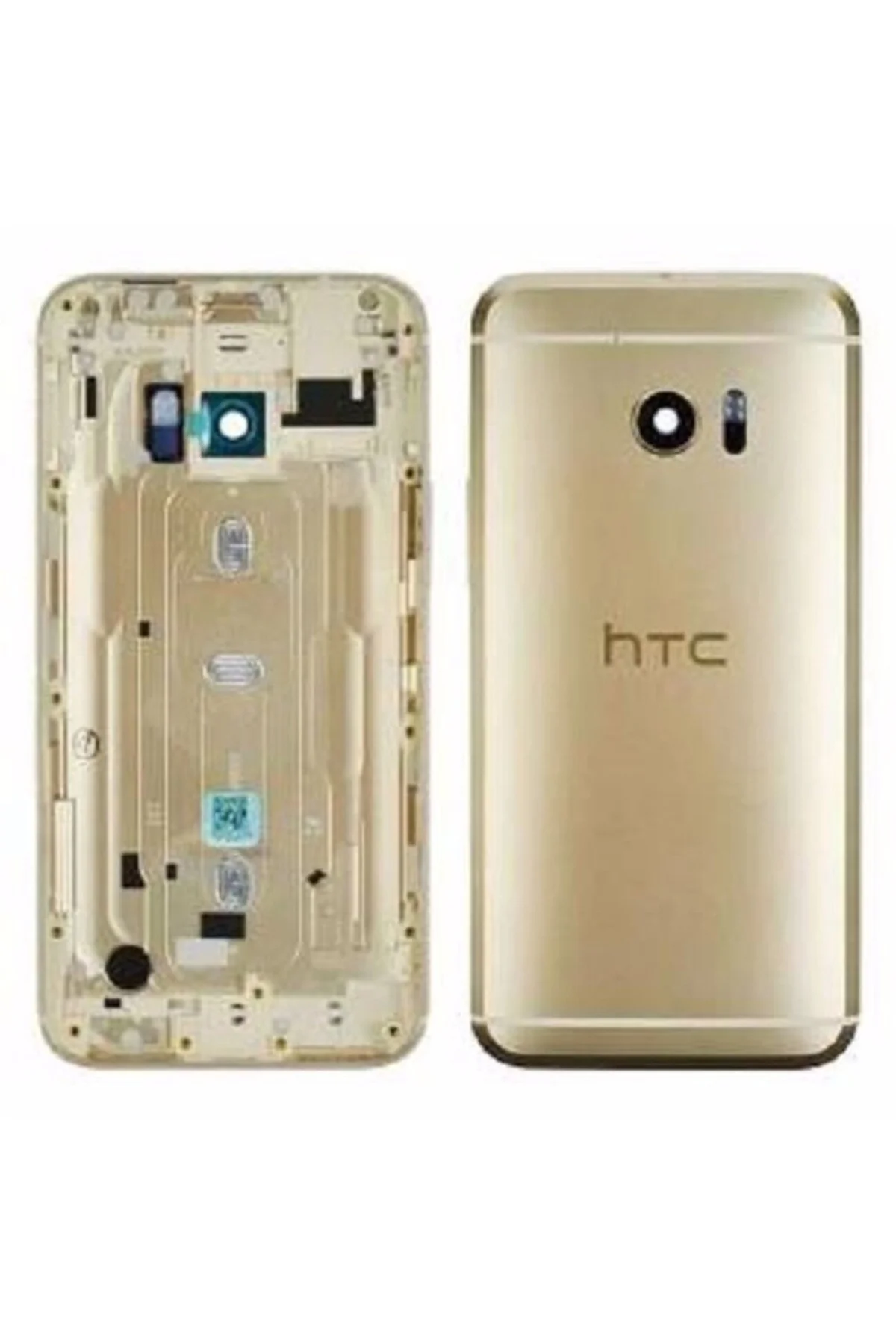 Htc One M10 Kasa Kapak Full - Gümüş Gri
