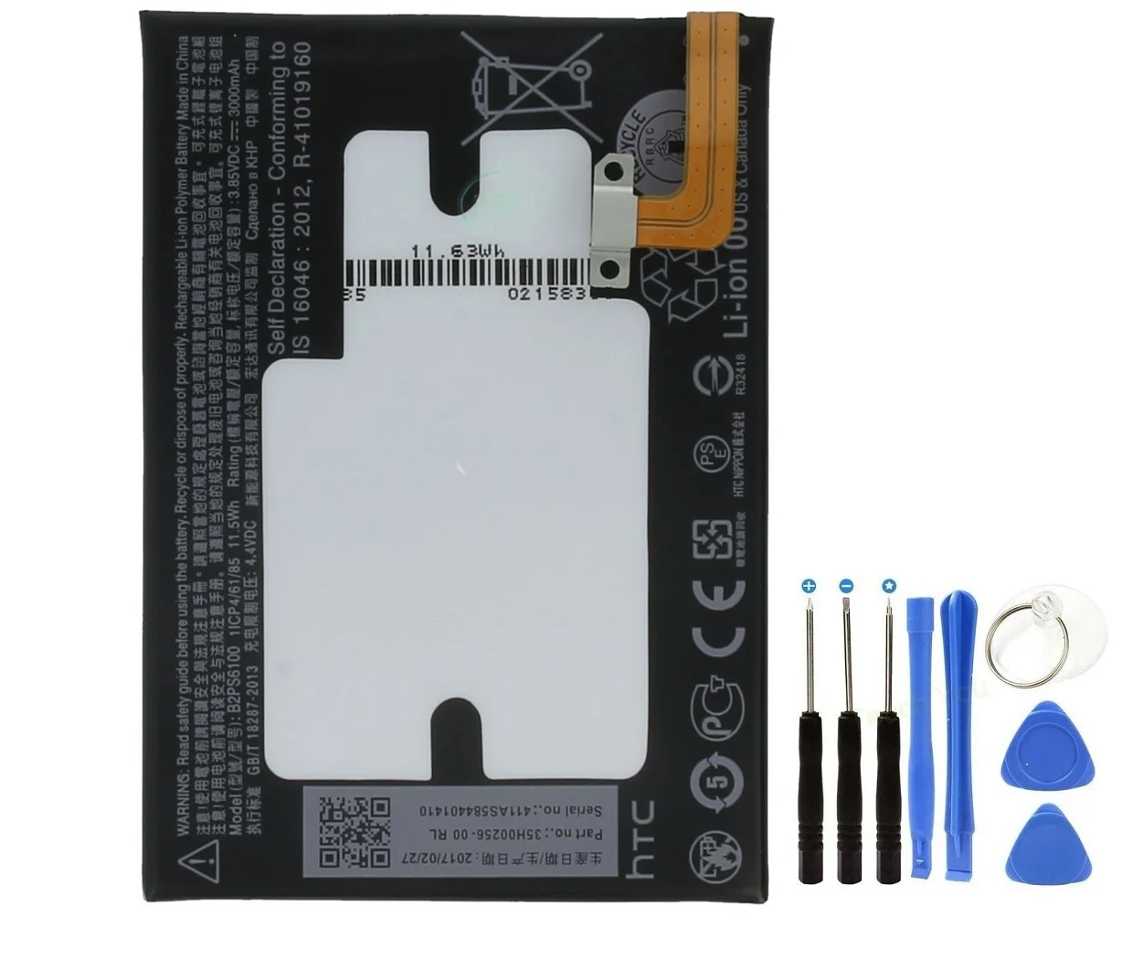 HTC ONE M10 PİL BATARYA B2PS6100 VE TAMİR SETİ