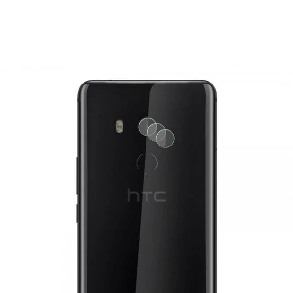 HTC U11+ Plus Nano Kamera Koruyucu 3'lü Set - Çizilmez, Ultra İnce Koruma