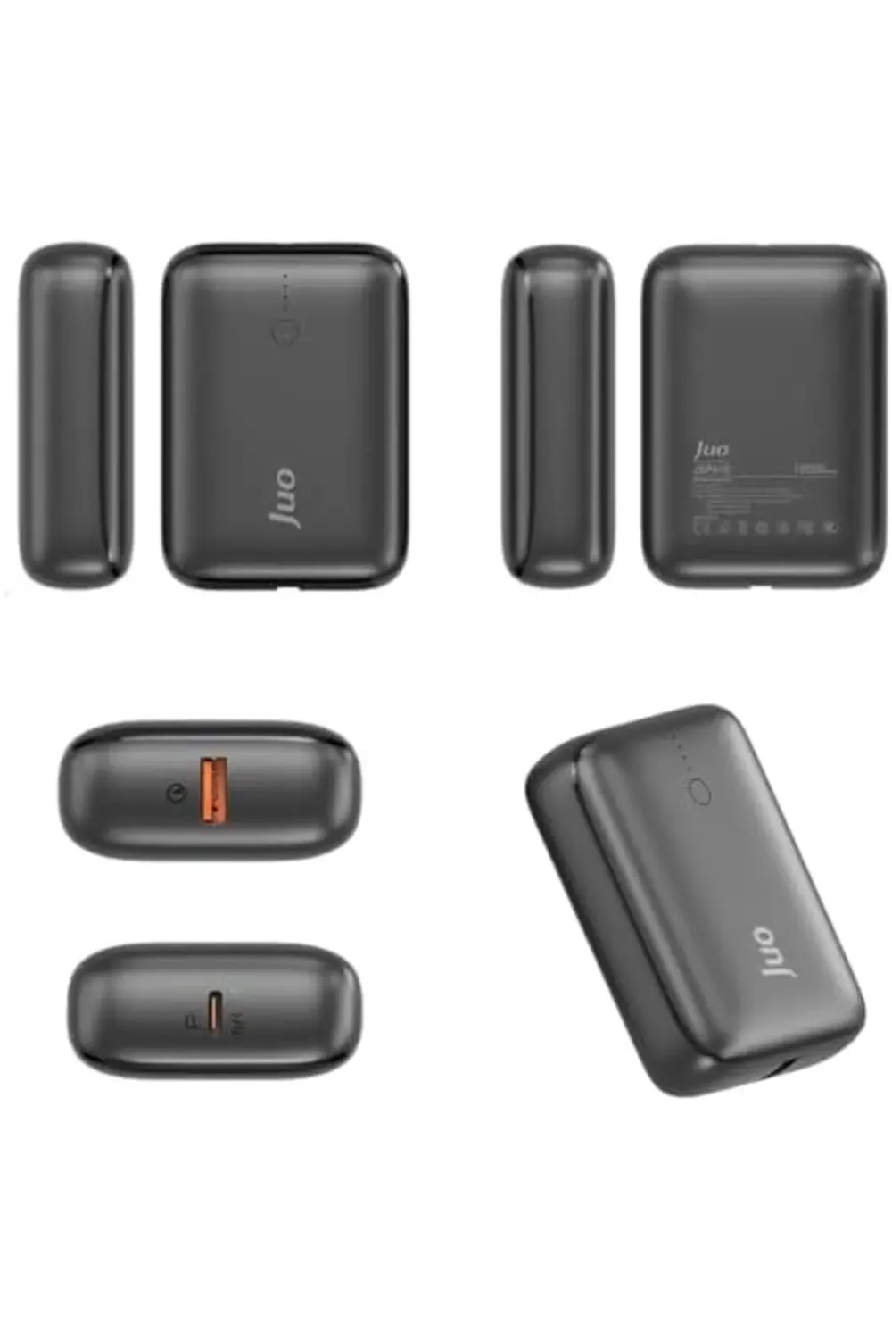 htpshopmx 10000mAh 22.5W USB-A + USB-C Powerbank Taşınabilir Hızl