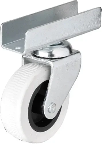 Hts 323 - 50x20 Mm Gri Uzun U Tablalı Teker 4 Adet
