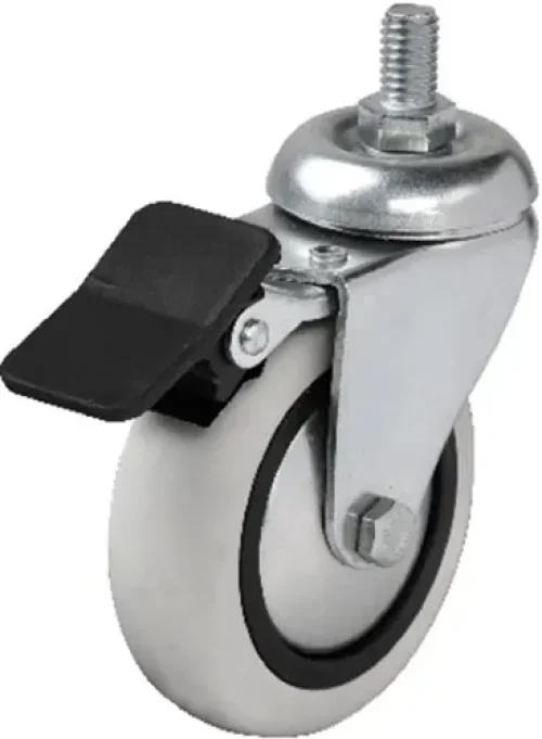 Hts 354 - 75x25 mm PVC Makaralı Vidalı Frenli Teker 4 Adet Fiyatı, Yorumları ve Özellikleri