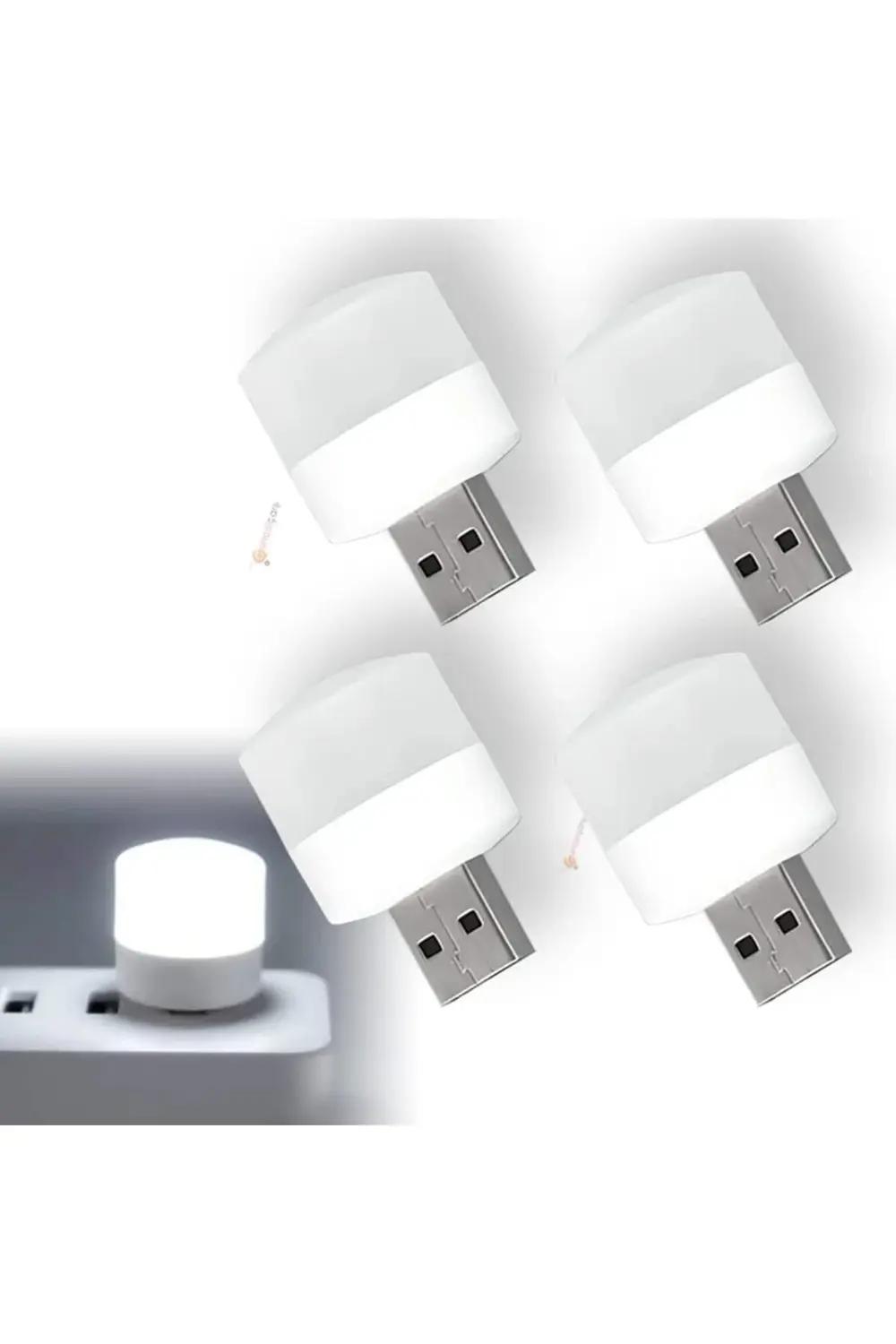 httphop Mini USB LED Işık, 1W Enerji Tasarruflu, Gece Aydınlatma,