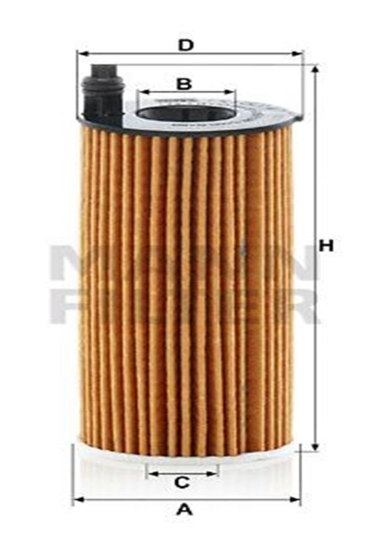 Mann Hu6014/1Z Yag Filtresi ( Bmw B37-47-48 / F10-15-20-30-G20-30 ) 11