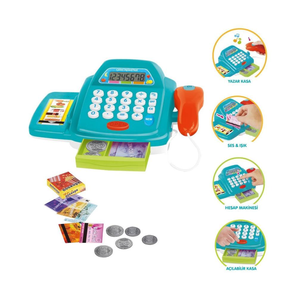 HUA-66109 Işıklı Sesli Yazar Kasa Oyuncak