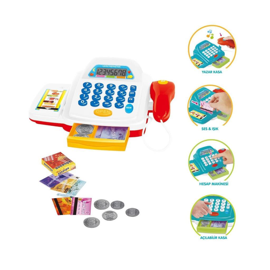 HUA-66109 Işıklı Sesli Yazar Kasa Oyuncak
