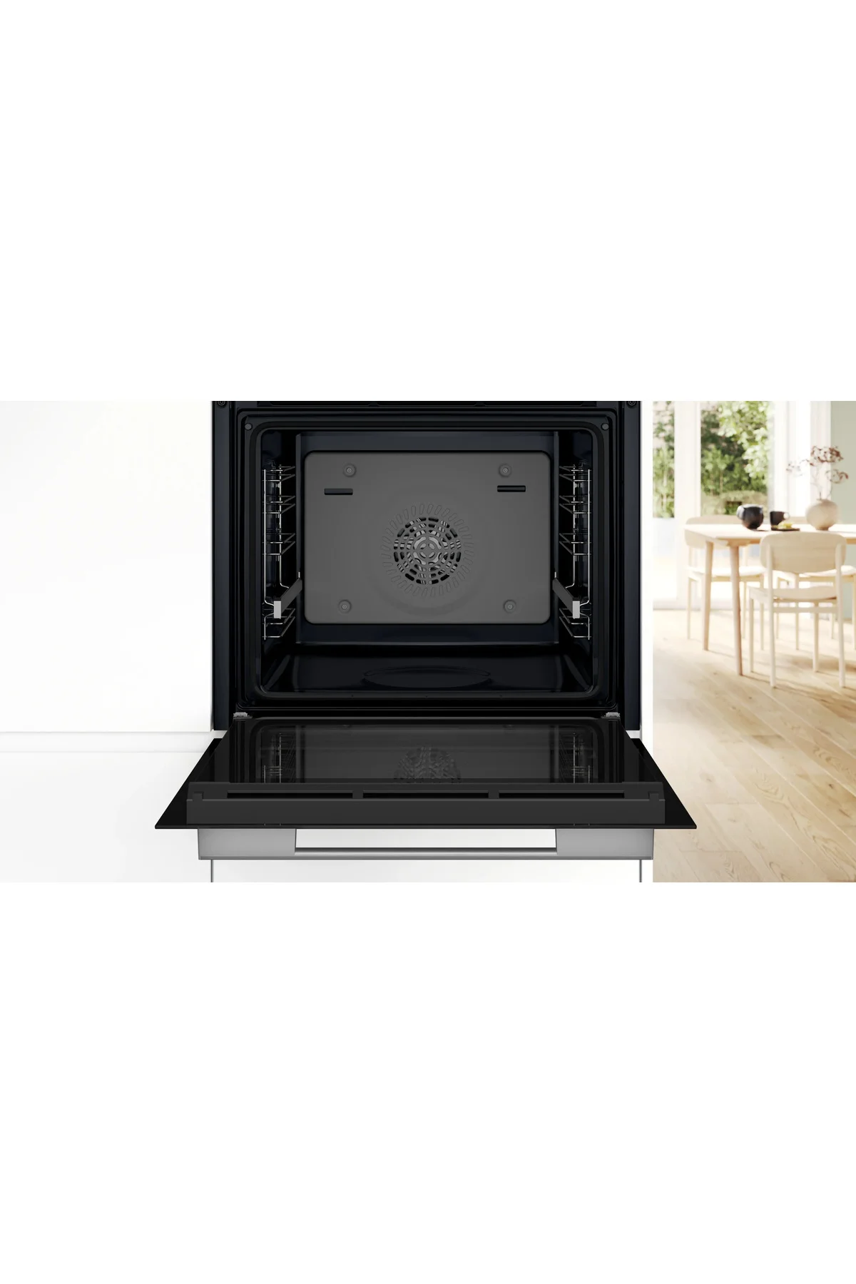 HUA736EV0T 76 Lt Buhar Destekli Beyaz Ankastre Fırın