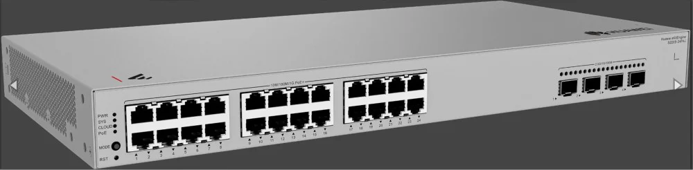 Huawei Ekitengine S220S-24P4J 24GE Poe+ (400W), 4x 2,5g Sfp L2 Yö