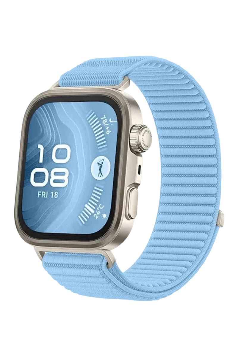 Huawei Fit 4 Braid Kordon - Açık Mavi