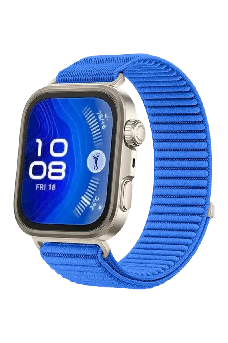 Huawei Fit 4 Braid Kordon - Mavi