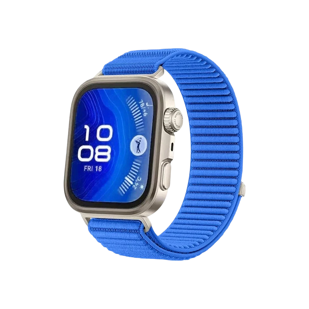 Huawei Fit 4 Braid Kordon - Mavi