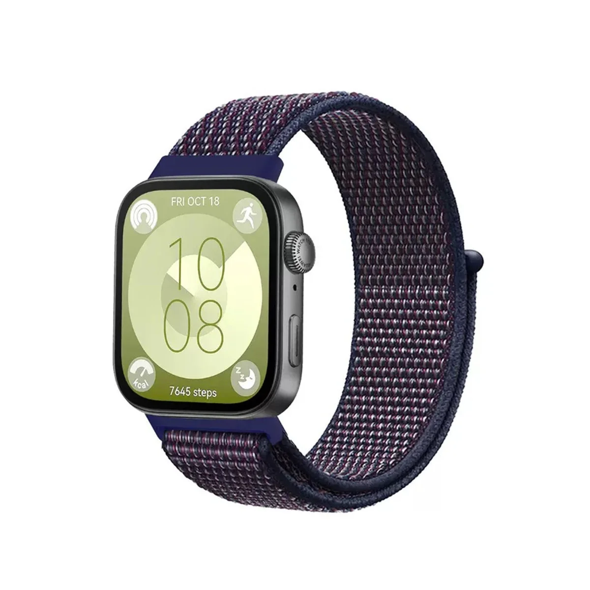 Huawei Fit 4 Hasırlı Cırtcırtlı Kordon (saat Değildir) - Mavi-beyaz Huawei Fit 4 Hasırlı Cırtcırtlı Kordon (saat Değildir) - Mavi-beyaz