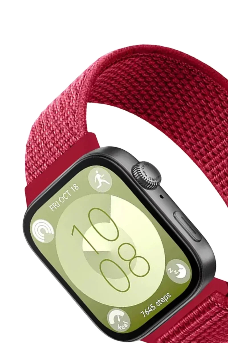 Huawei Fit 4 Hasırlı Cırtcırtlı Kordon - Kırmızı Fiyatı, Yorumları ve Özellikleri
