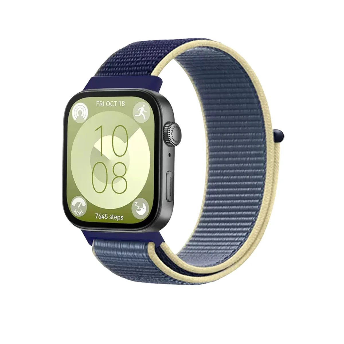 Huawei Fit 4 Hasırlı Cırtcırtlı Kordon (saat Değildir) - Sarı-lacivert Fiyatı, Yorumları ve Özellikleri