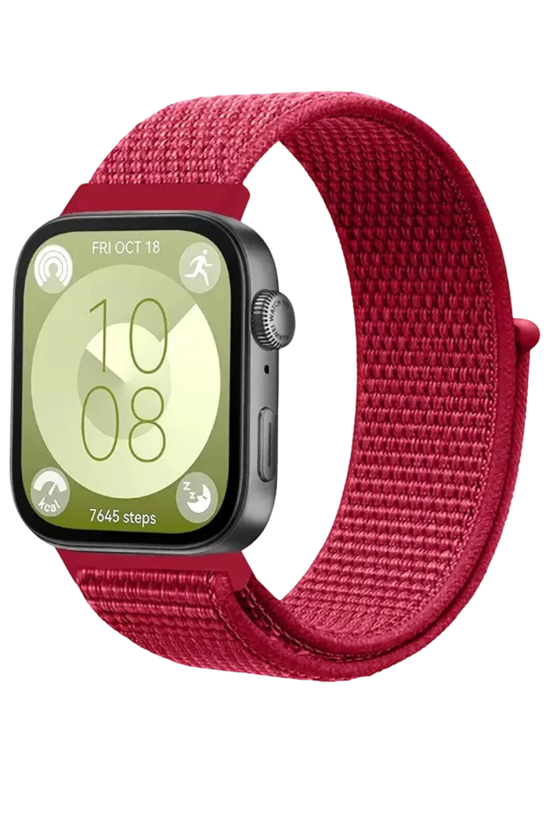 Huawei Fit 4 Hasırlı Cırtcırtlı Kordon - Kırmızı Fiyatı, Yorumları ve Özellikleri