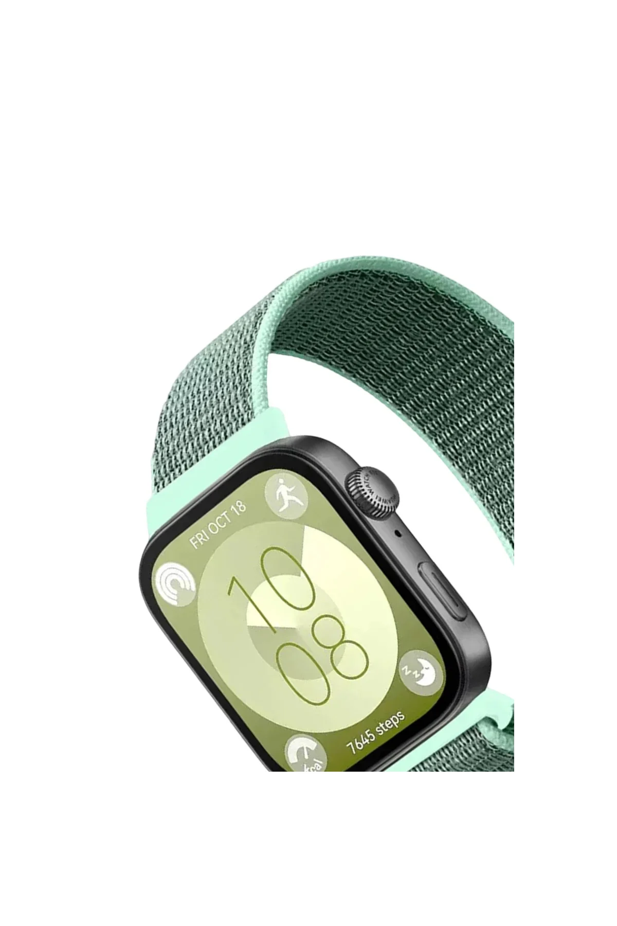 Huawei Fit 4 Hasırlı Cırtcırtlı Kordon - Turkuaz Huawei Fit 4 Hasırlı Cırtcırtlı Kordon - Turkuaz - Görsel 2