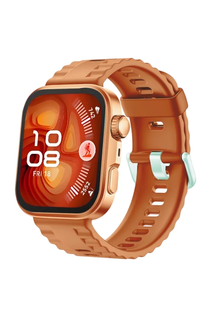 Huawei Fit 4 Nova Silikon Kordon - Turuncu