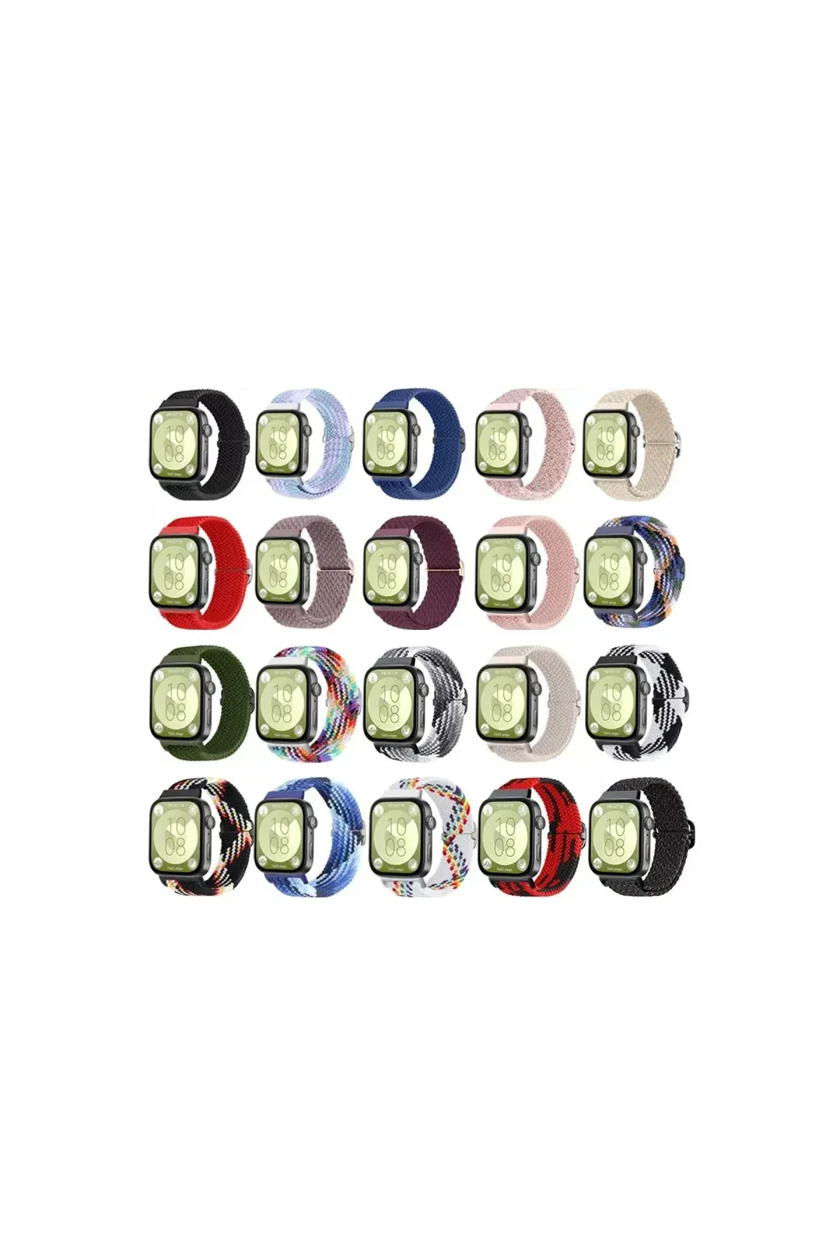 Huawei Fit 4 Star Kordon - Koyu Yeşil Huawei Fit 4 Star Kordon - Koyu Yeşil